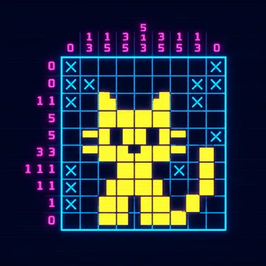 Nonogram pixel art