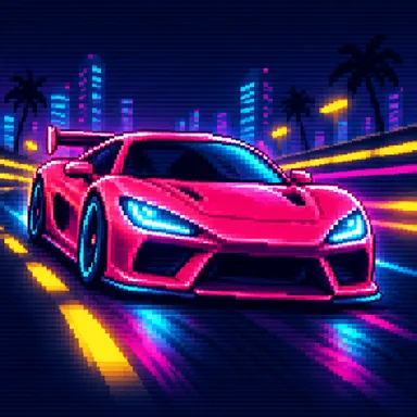 Asphalt pixel art