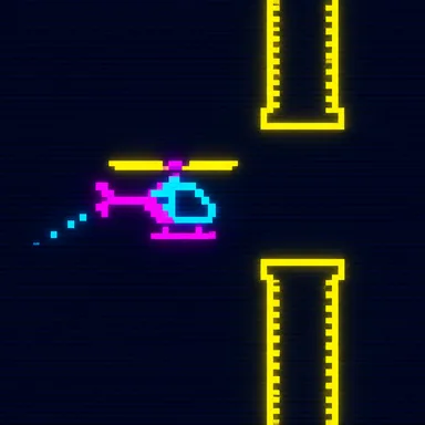 Helicopter Game pixel art