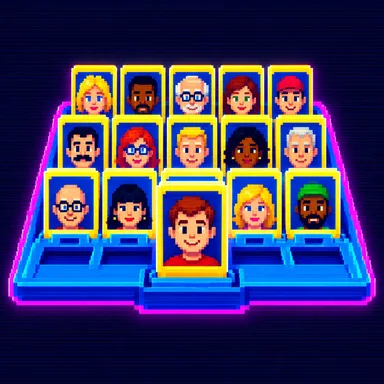Guess Who pixel art