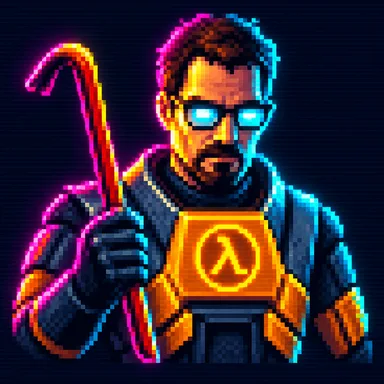 Half-Life pixel art