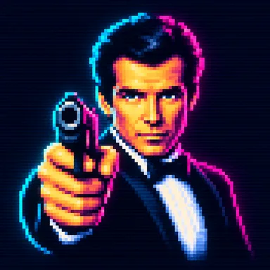 GoldenEye 007 pixel art