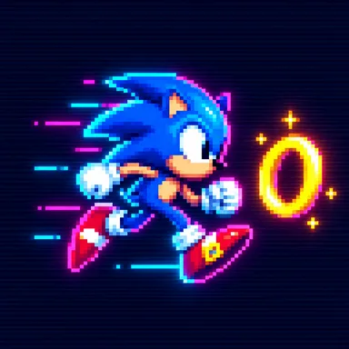 Sonic the Hedgehog pixel art