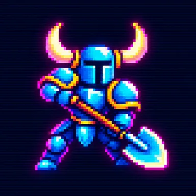 Shovel Knight pixel art