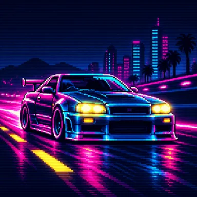 Need for Speed pixel art