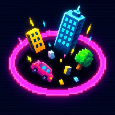 Hole.io pixel art