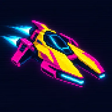 Wipeout pixel art