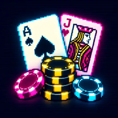 Blackjack pixel art