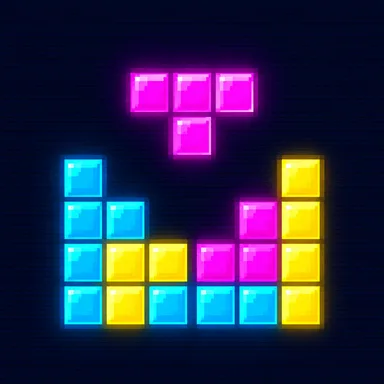 Tetris pixel art