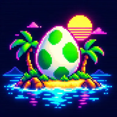 Yoshi's Island pixel art