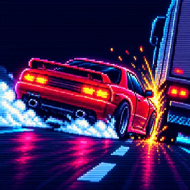 Burnout pixel art