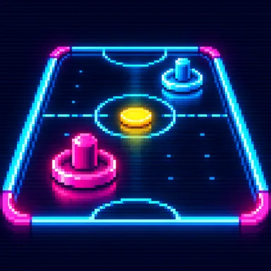 Air Hockey pixel art