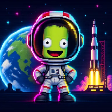 Kerbal Space Program pixel art