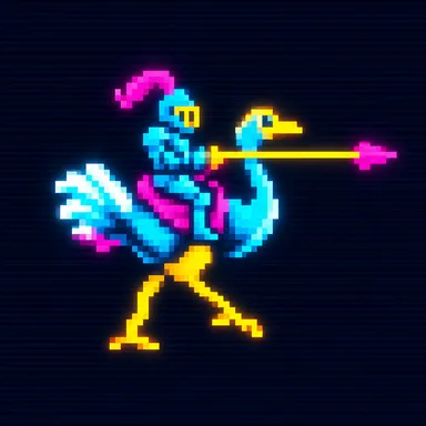 Joust pixel art