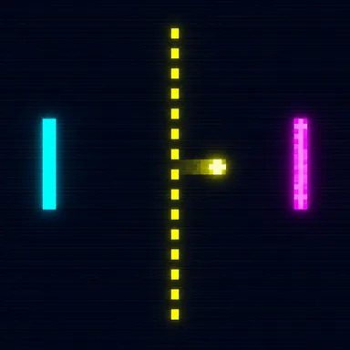 Pong pixel art