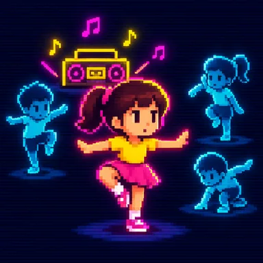 Musical Statues pixel art