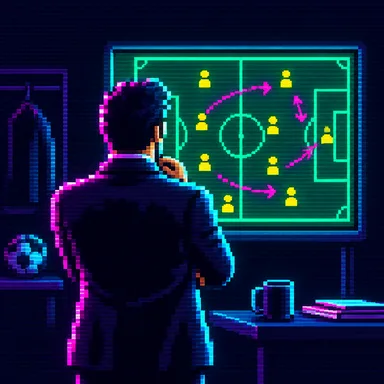 Football Manager pixel art
