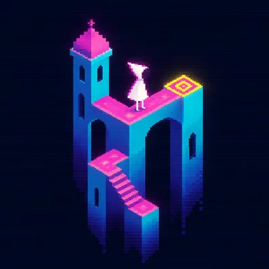 Monument Valley pixel art