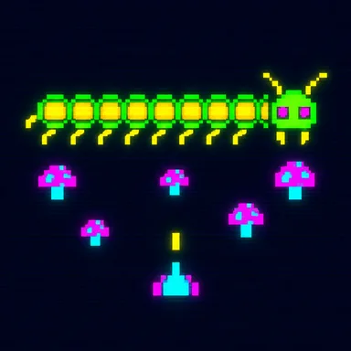Centipede pixel art