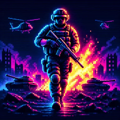 Battlefield pixel art