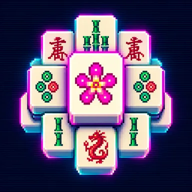 Mahjong Solitaire pixel art