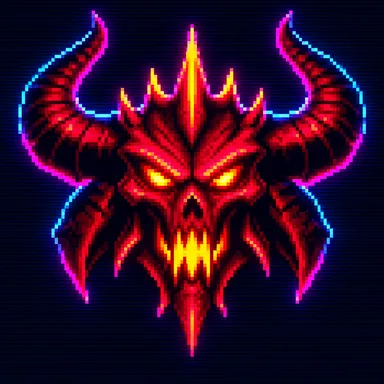 Diablo pixel art