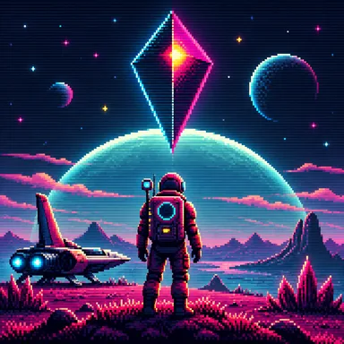 No Man's Sky pixel art