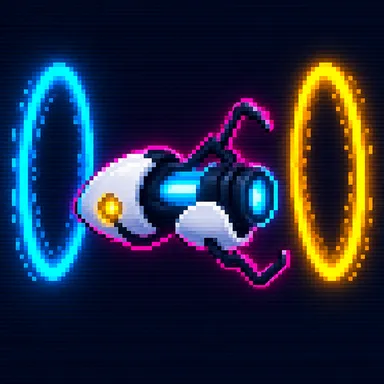 Portal pixel art
